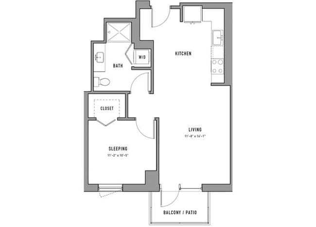 Floorplan - Residences at Addison Clark