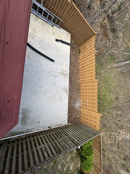 Overlooking patio and fenced yard from Deck - 11440 Dunloring Pl