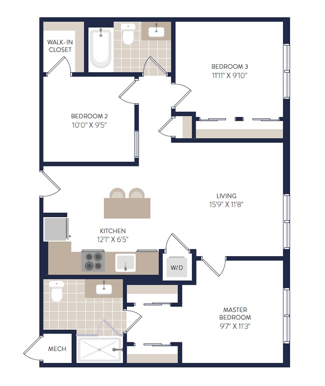 Floorplan - Rise at Temple Courts