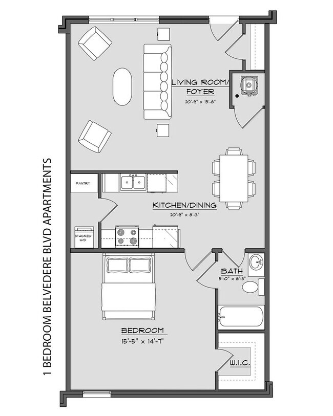 Building Photo - Newly Built End-Unit Belvedere Apartment -...