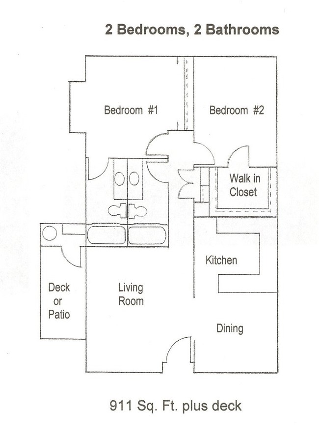 2BR/2BA - College Court Apartments