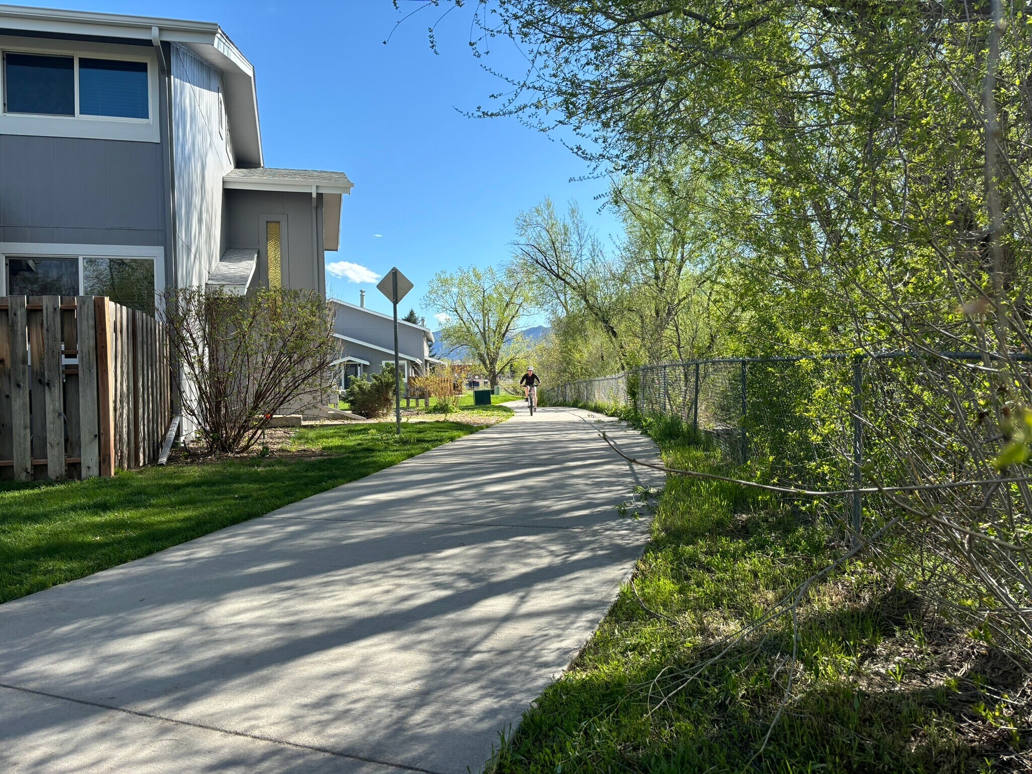 Bike/walk path runs through Park East - 4202 Monroe Dr