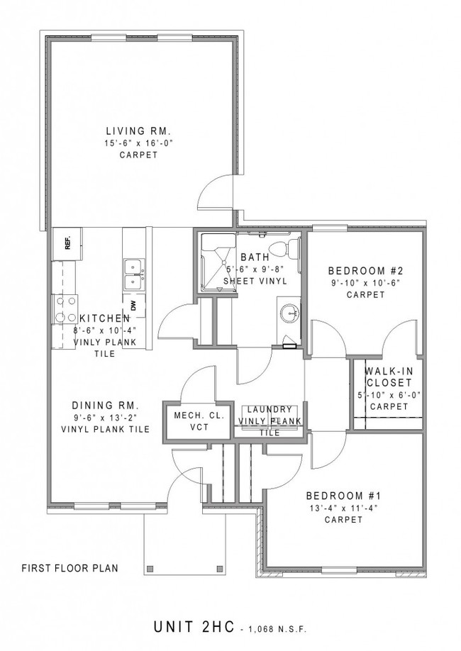 2BR/1BA - George Street Commons