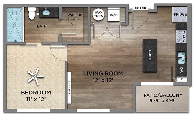 Floorplan - Century Baxter Ave