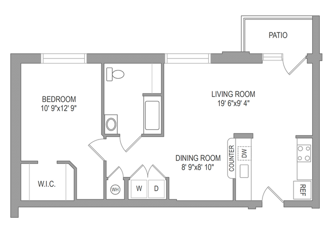 3418-15 HANDICAP ACCESSIBLE UNIT FLOOR PLAN - Columbia View