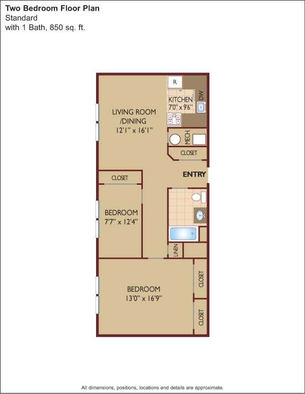 Floorplan - Vail Manor 55+