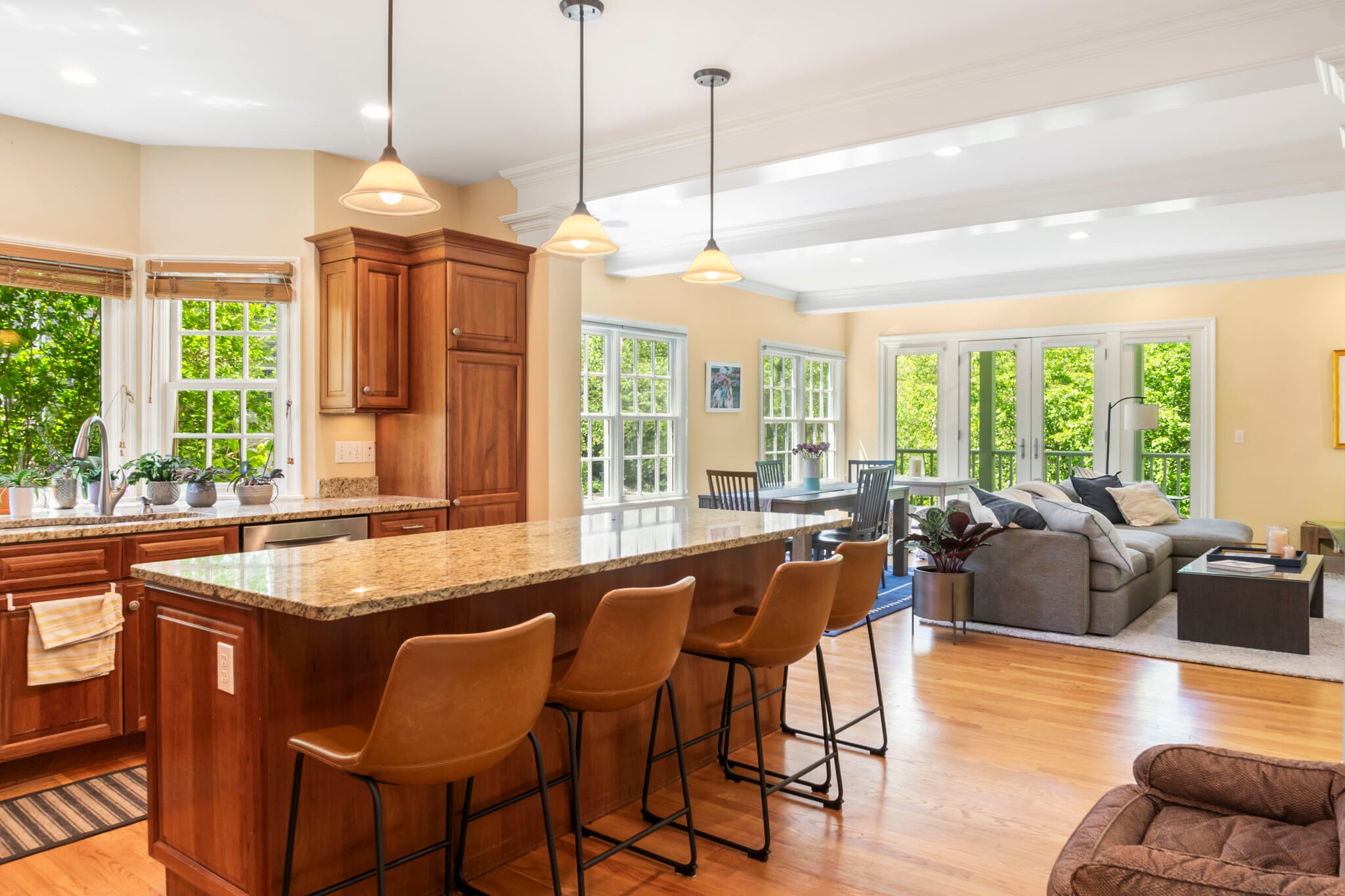 Kitchen Open to FamilyRm - 15 Edgemoor Cir