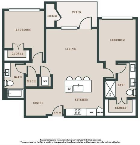 Floorplan - The Residences at Promontory