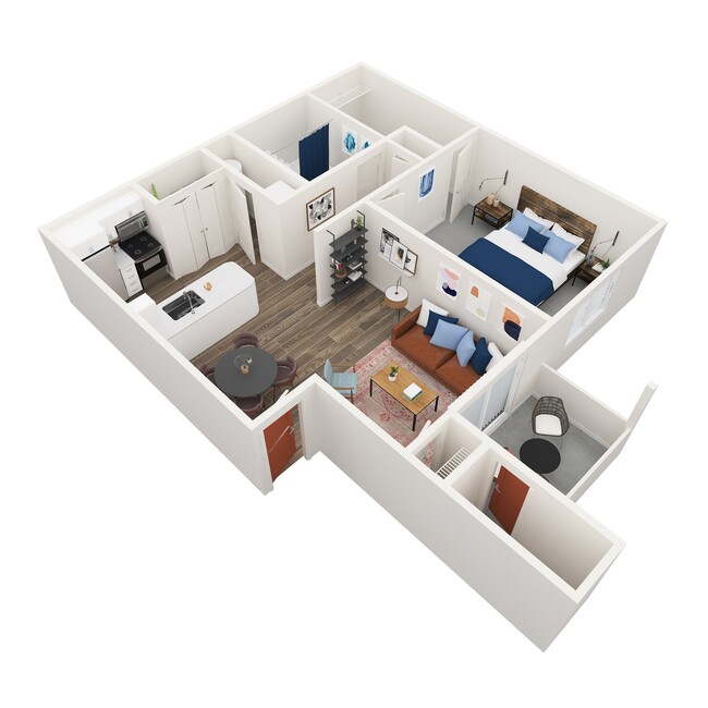 Floorplan - Creekview Apartments