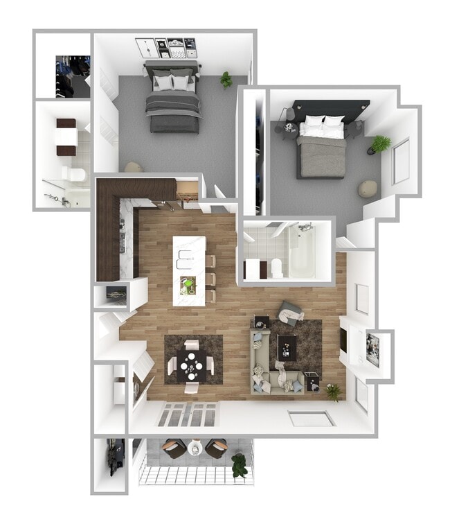 Floorplan - Emerald Place Apartments