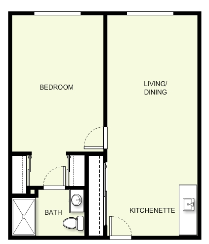 1BR/1BA - The Bonaventure