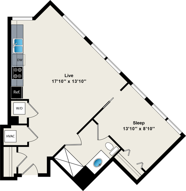 Floorplan - Reside on Green Street