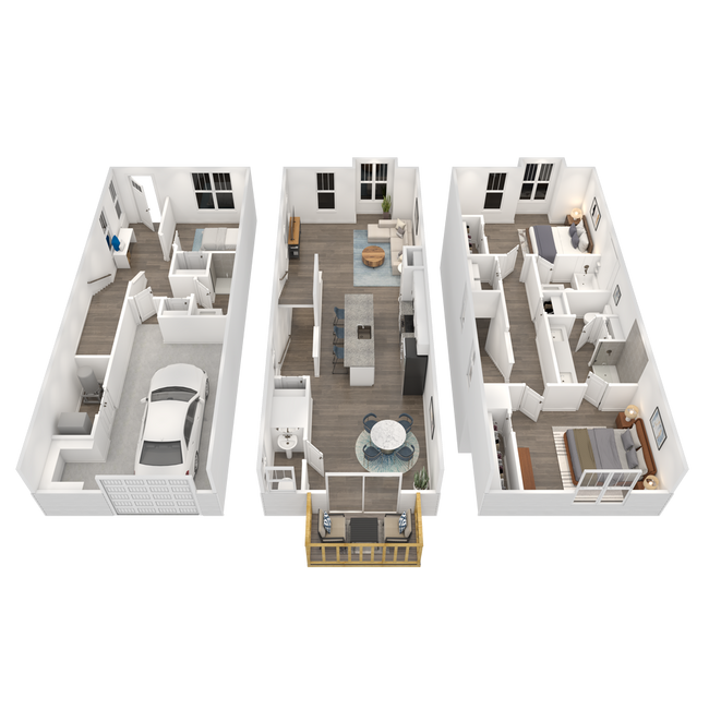 Floorplan - Townes at Five Points