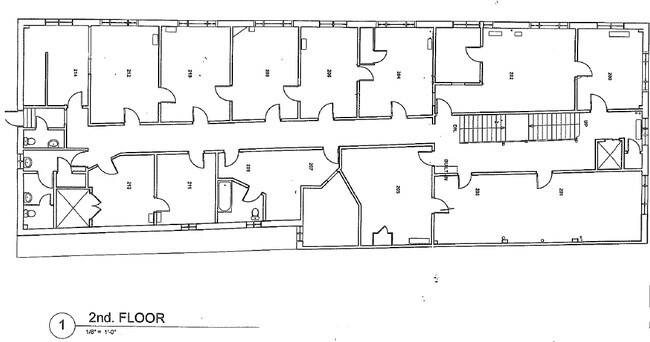 2nd Floor Plan - Keezell Building