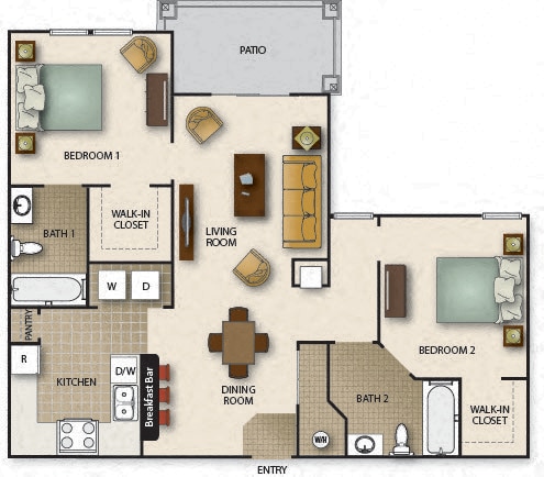 Floorplan - Vista Park Senior Living