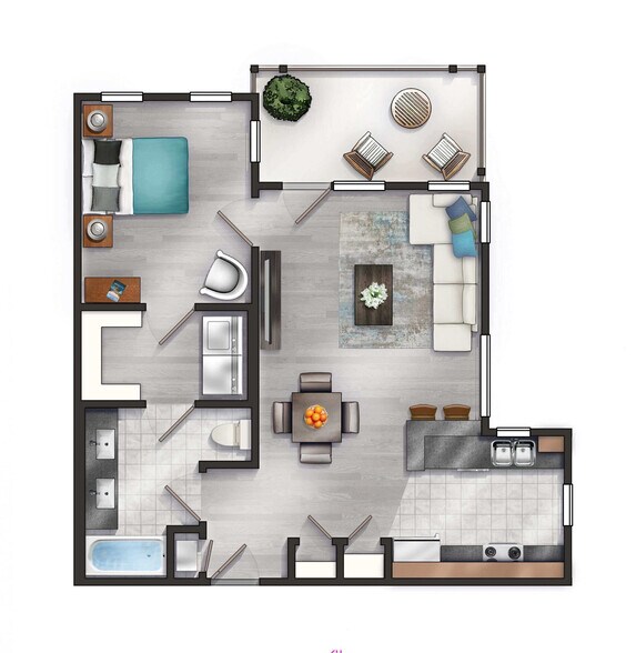 Floorplan - Groves at Waters Edge
