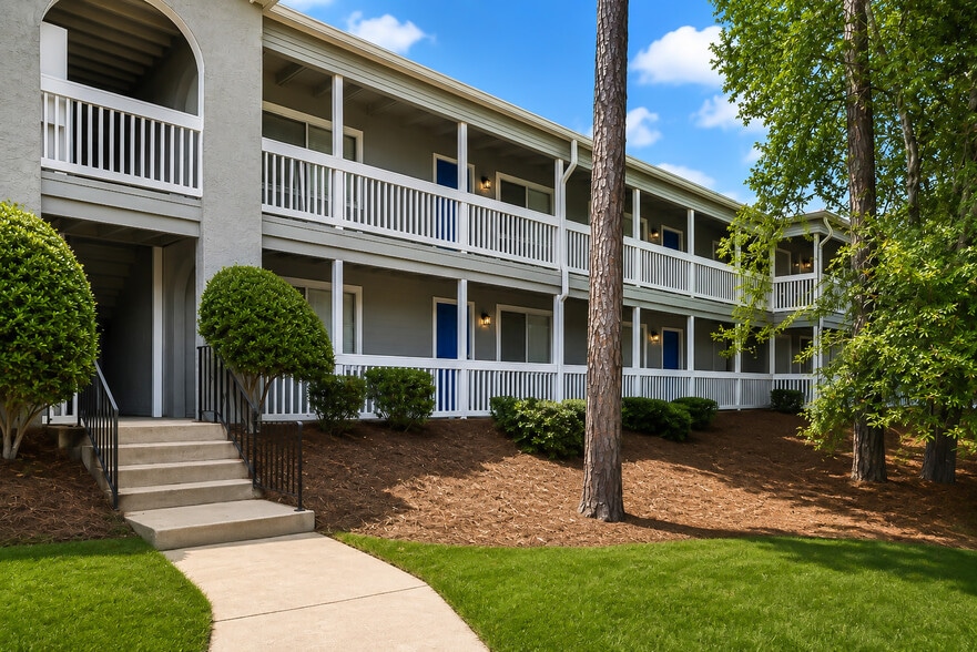 Welcoming exterior with attractive curb appeal and a comfortable community feel - The Preserve at Camp Creek