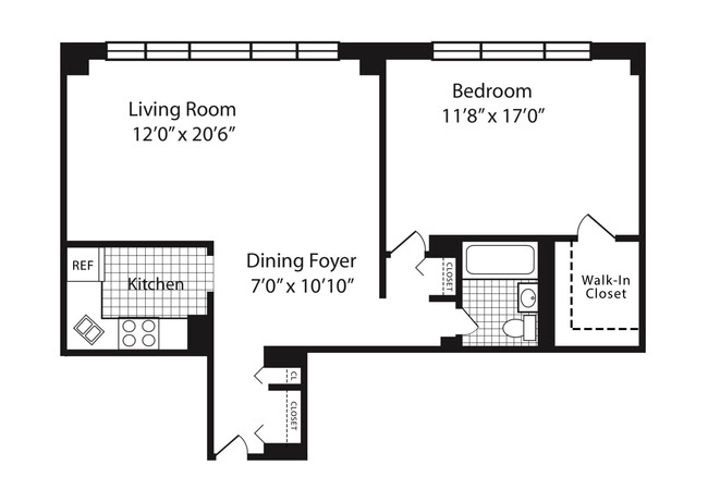 Floorplan - The Ashford NYC