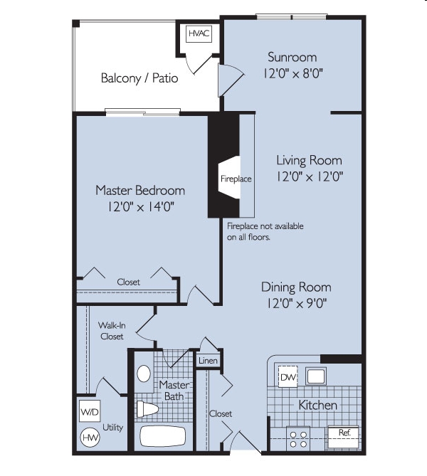 1BR/1BA - The Four Winds at Oakton