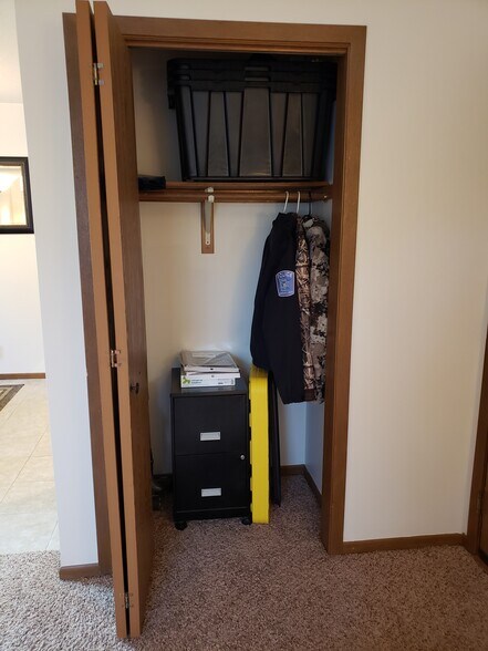 living room closet - 108 Heather Ln