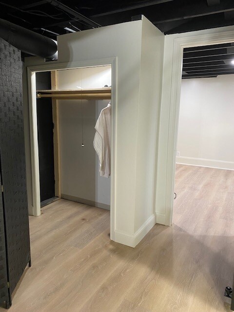 Basement Bedroom Closet - 2611 E Troy Ave