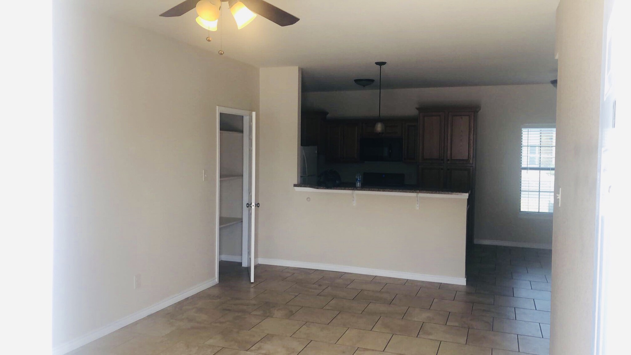 View from front door, storage closet opened - 1305 Kings Way