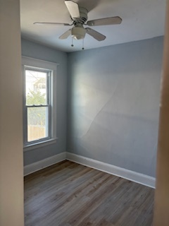 Ceiling fan and light fixture - 381 Huntington Ave