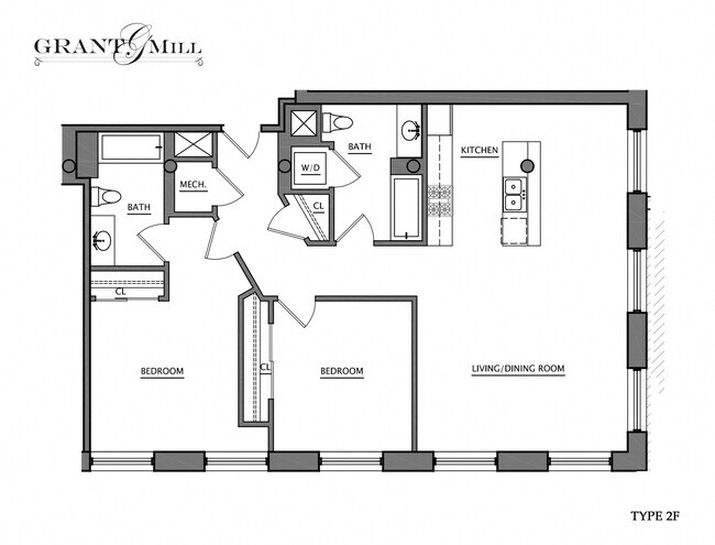 Floorplan - Grant Mill
