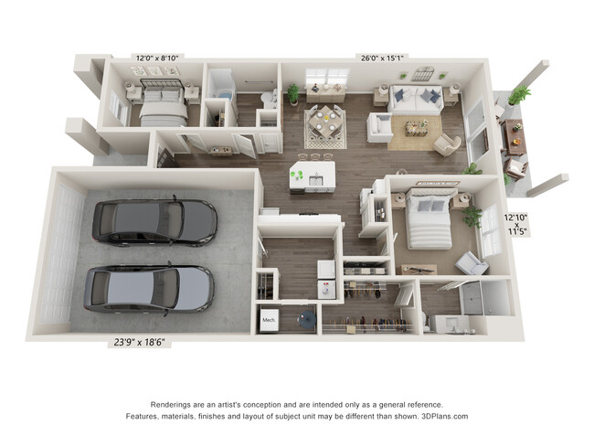 Floorplan - The Hammocks at Geneseo II