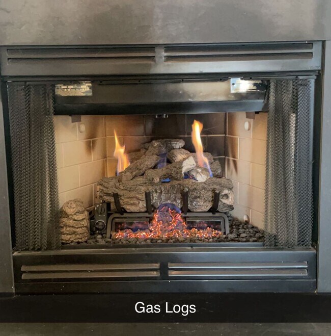 Fireplace with remote - 4 Creekbend Ct