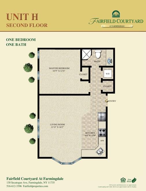 Floorplan - Fairfield Courtyard At Farmingdale