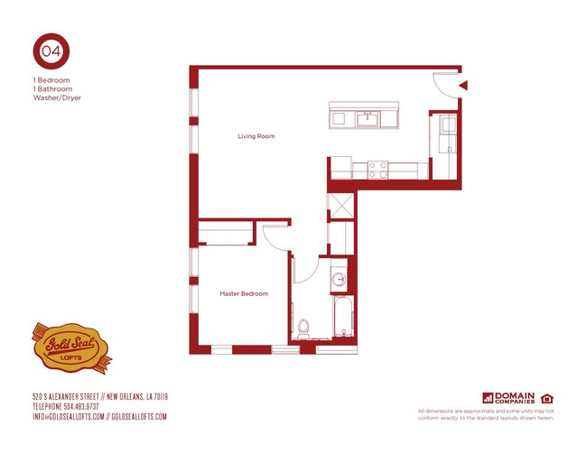 Floorplan - Gold Seal Lofts