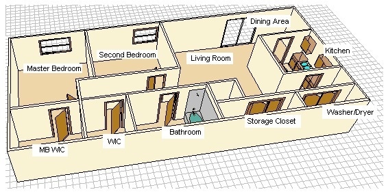 Layout View of condo - 30052 W 12 Mile Rd