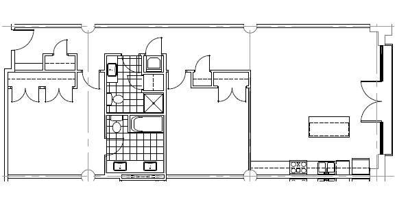 2BR/2BA - Chesapeake Lofts