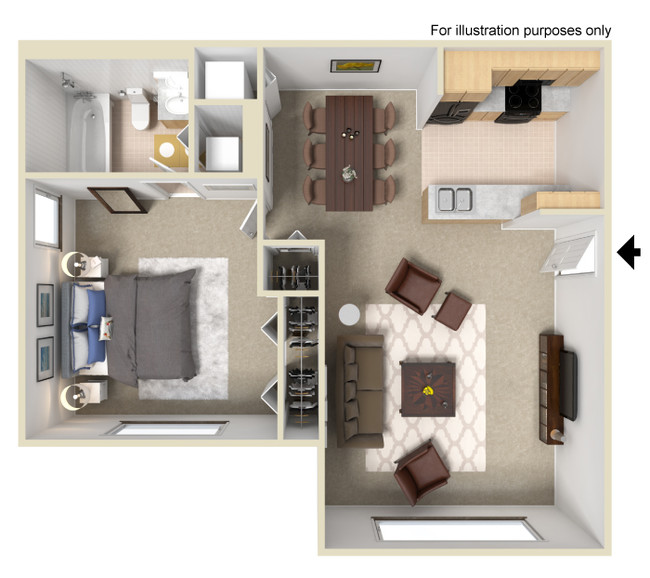 Floorplan - Clipper Bay Apartments