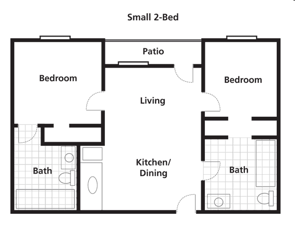 2BR/2BA - Emerson at Rosemeade Park