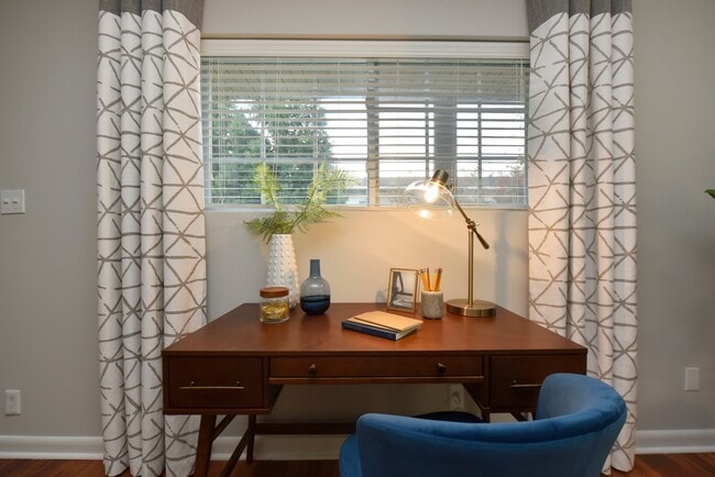 Living Room with space for a desk! - The Preserve at Crestwood