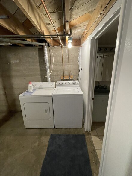 Downstairs washer and dryer - 206 N 200 E