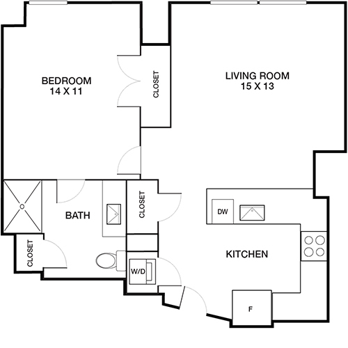 Floorplan - Vivo Apartments