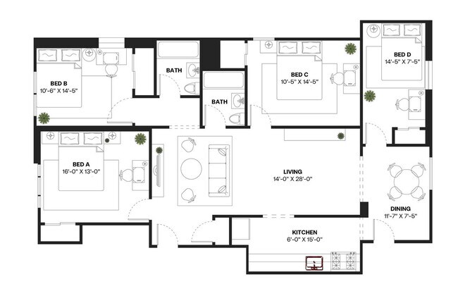 Building Photo - Room in Shared 4 bed/2 bath home