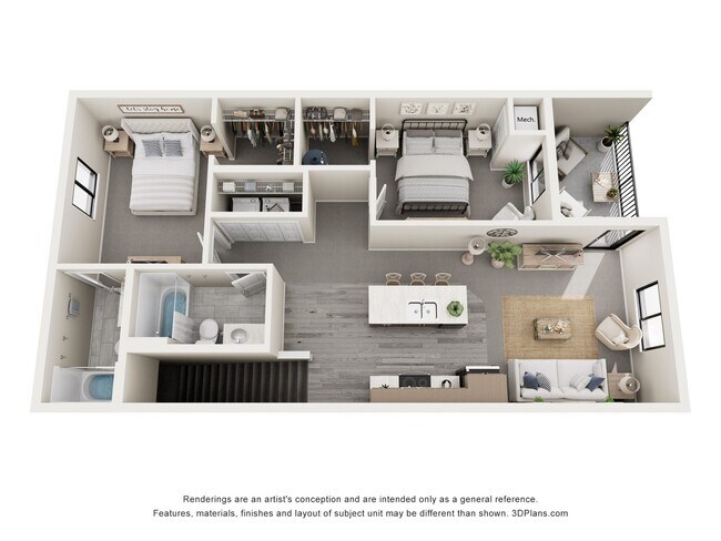 Floorplan - Valley Vue Apartments