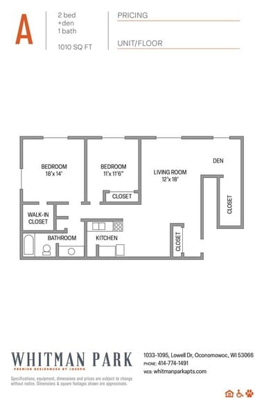 Interior Photo - Whitman Park Apartments