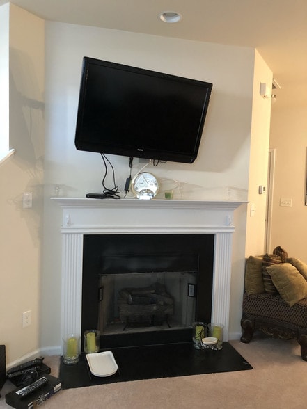 Family Room with Fireplace - 920 Morris Dale Ln