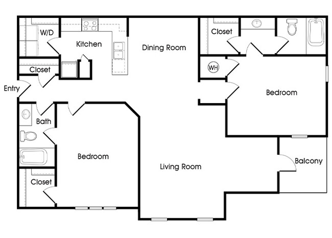 Floorplan - Chroma Park Apartments