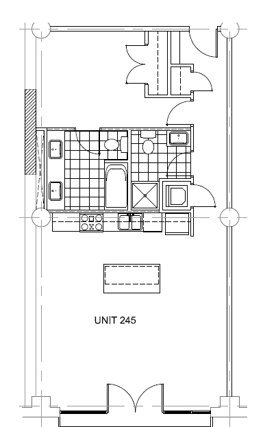 1BR/2BA - Chesapeake Lofts