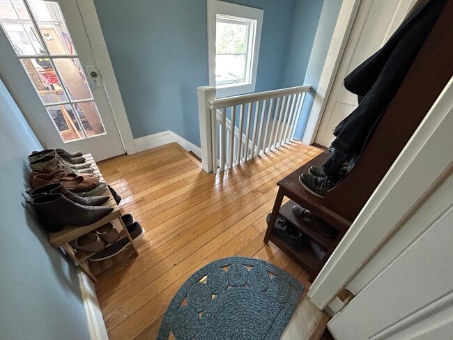 2nd floor landing - 128 E Pleasant Ave
