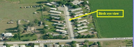 Aerial Photo - Arjay Mobile Home Park