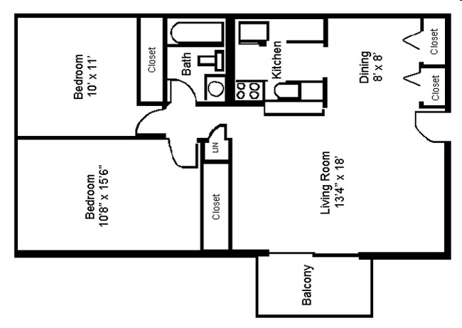 Chestnut - 2 Bedroom, 1 Bath (Heat Paid) - Montana Valley