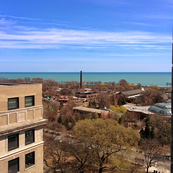 View from living room windows - 2052 N Lincoln Park W
