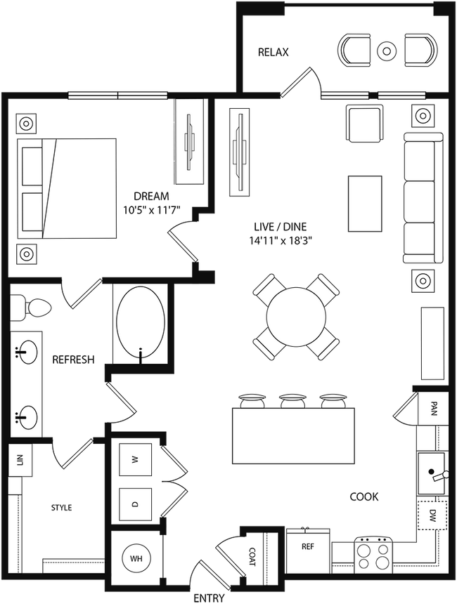 Floorplan - Tessa at Katy